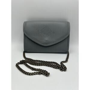 Nena & Co Grey Artisan Leather Crossbody